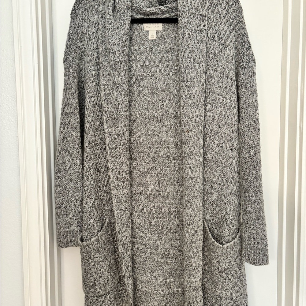 Hinge Heathered Gray Women's Cardigan